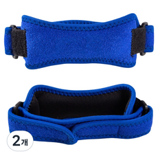 Herbzen 慢跑自行車用防護減震護墊 藍色 內部矽膠束帶 雙向, 2個