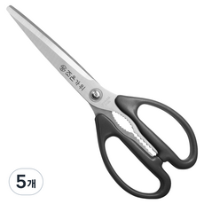 조은 칼라 양손 가위, 블랙, 5개