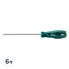사타 십자형 스크류 드라이버 0 x 75 mm 62302, 6개