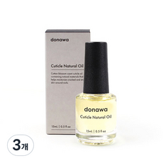 도나와 큐티클 내추럴 오일, 3개, 15ml