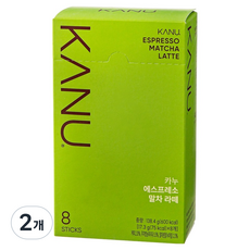 카누 에스프레소 말차 라떼, 17.3g, 2개, 8개입