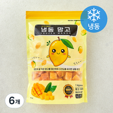 렛츠스윗 망고 (냉동), 6개, 1kg