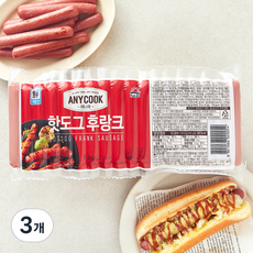 대림선 애니쿡 핫도그 후랑크, 1kg, 3개