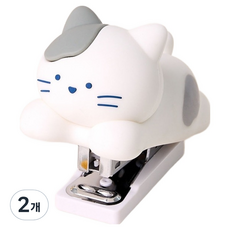 Modern House奶油工廠公仔牛奶貓訂書機, 2個, 白色
