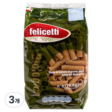 펠리체티 유기농 통밀 리가티, 500g, 3개