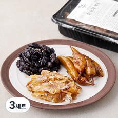 강남밥상 검은콩자반 130g + 쥐포채볶음 100g + 고추장아찌 100g, 330g, 3세트