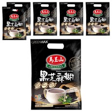 馬玉山 Greenmax 黑芝麻糊，含鐵含纖，冷熱沖泡均可, 30g, 12包, 6袋
