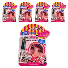 Super Love 超黏性假睫毛膠 加強速乾不黏手 隱形, 透明, 5瓶