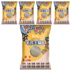 毛孩王 細貓砂, 5kg±5%, 寶寶香味, 5袋