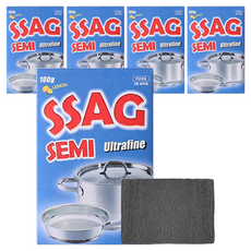 싹세미 울트라파인 일회용수세미, 혼합색상, 1개입, 5개