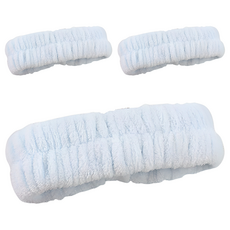 洗臉髮帶, 天藍色, 3個