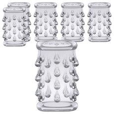 blush NOVELTIES Stay Hard Cock 男用激情套 水滴形 內徑25mm 外徑33mm 高度50mm, 1個, 6個