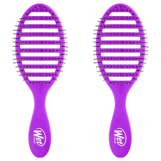 Wet brush 快速乾髮梳, 紫色, 2個