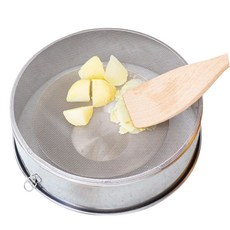 Stenfactory 全不鏽鋼多用途烘焙麵粉篩網, 銀色