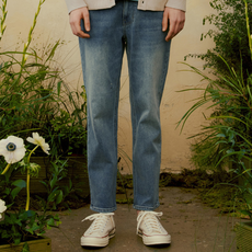 Mind Bridge 男款優質錐形9分牛仔褲 MVDP0150