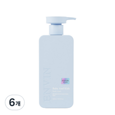 ENVIN 嬰幼兒弱酸性沐浴乳 蘋果香, 300ml, 6個