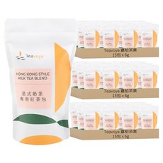 Teavoya 嘉柏茶業 港式奶茶獨享包, 6g, 3盒, 15包