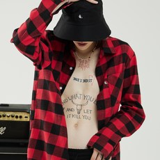 LMN3011 寬鬆法蘭絨襯衫