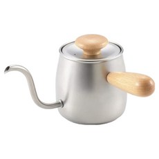 MiyAco 米雅可 細口手沖壺, 單滴型, 400ml, MCO-5 不鏽鋼色, 1個