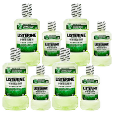 LISTERINE 李施德霖 天然綠茶防蛀護齦漱口水 750ml + 250ml, 1000ml, 4組