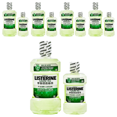 LISTERINE 李施德霖 天然綠茶防蛀護齦漱口水 750ml + 250ml, 1000ml, 5組