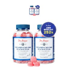 Dr.Brian ROETTGER 維生素C&D軟糖 水蜜桃風味, 100顆, 4罐