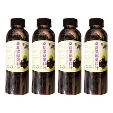 老農手摘 桑葚濃縮果粒汁, 600g, 4瓶