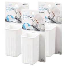 inomata 瀝水小物架 日本製造 整齊收納, 白色, 1組