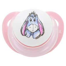 NUK 迪士尼安睡型矽膠安撫奶嘴, 德國牙醫學專家推薦, 附防塵儲存盒, 適合0-18個月寶寶, 顏色隨機, 0歲以上, 1個