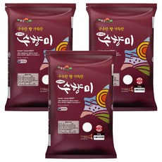 수향미 골든퀸 3호 백미, 2kg, 3개, 상등급