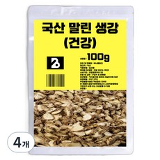 비니플랑센 국산 말린 생강 건강, 100g, 4개