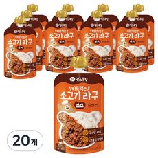 아이꼬야 맘스쿠킹 바로먹는 안심소스, 소고기 라구, 100g, 20개