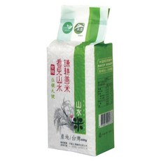山水米 謙耕善米 有機台梗九號米, 二等, 600g, 1包