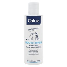 cature 植萃潔牙水 瓶裝, 350ml, 1瓶