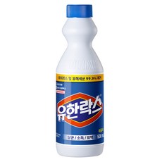 유한락스 레귤러/세탁세제/욕실청소/표백제/락스/, 500ml, 1개