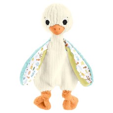 fisher-price 費雪 抱抱小天鵝 娃娃, 小天鵝 米色, 1個