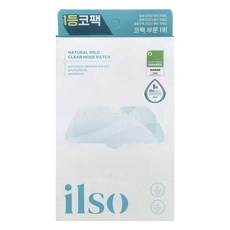 ilso Natural mild 溫和去粉刺鼻貼組 附清潔棉棒10支, 5片, 1盒