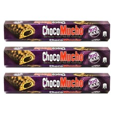 ChocoMucho 夾心威化棒 牛奶巧克力, 125g, 3盒