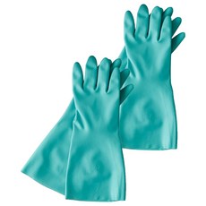 粉彩丁腈廚房橡膠手套, 薄荷綠 L, 大(L), 2套