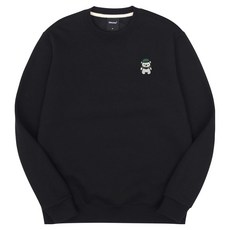 okstar 男款揹包小熊刺繡特厚雙面棉大學T 5SSP013