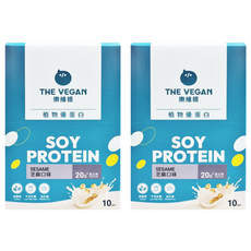 THE VEGAN 樂維根 經典植物優蛋白粉 隨身包 芝麻, 40g, 20個
