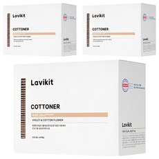 La vikit Cottoner 衣物柔軟香氛紙 白亞麻香, 40片, 3盒