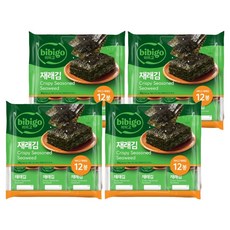 비비고 재래김 도시락김 12p, 48g, 4개