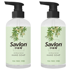 Savlon 沙威隆 抗菌洗手露 茶樹, 500ml, 2瓶