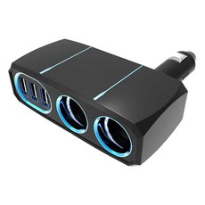 Kashimura 可調式電源插座 +3USB 7.2A, 2孔, 1個