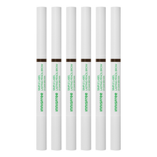 이니스프리 심플라벨 래스팅 펜슬 브로우 0.15g, 01다크브라운, 6개