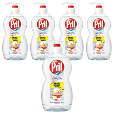 Pril 淨麗 小蘇打高效洗碗精 檸檬, 750ml, 5瓶