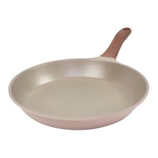 Kitchen-Art Bon木柄柔粉色鑽石塗層平底鍋, 28cm, 1入