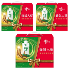 李時珍 養氣人蔘 蓮子百合複方飲 百年養生 本草綱目, 18包, 35ml, 3盒