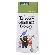 daebete 茶米茶 自然生態 清鮮綠茶茶包 Set, 台灣綠茶, 3g/15入, 15包, 1盒